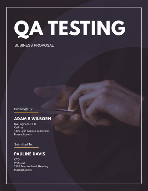 white paper presentation topics in testing|qa testing presentation template.